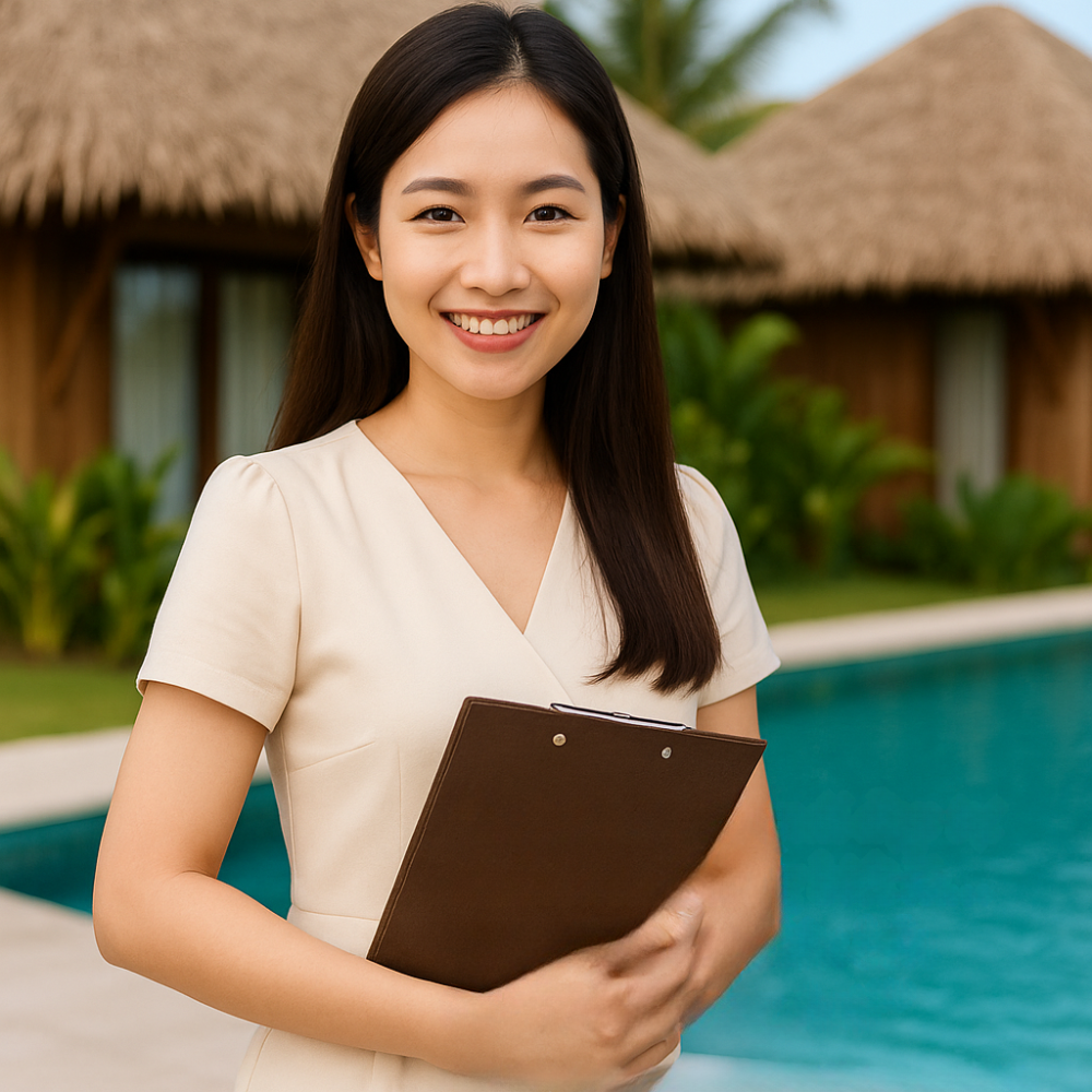 Chuyên viên tư vấn công trình rơm nhân tạo
