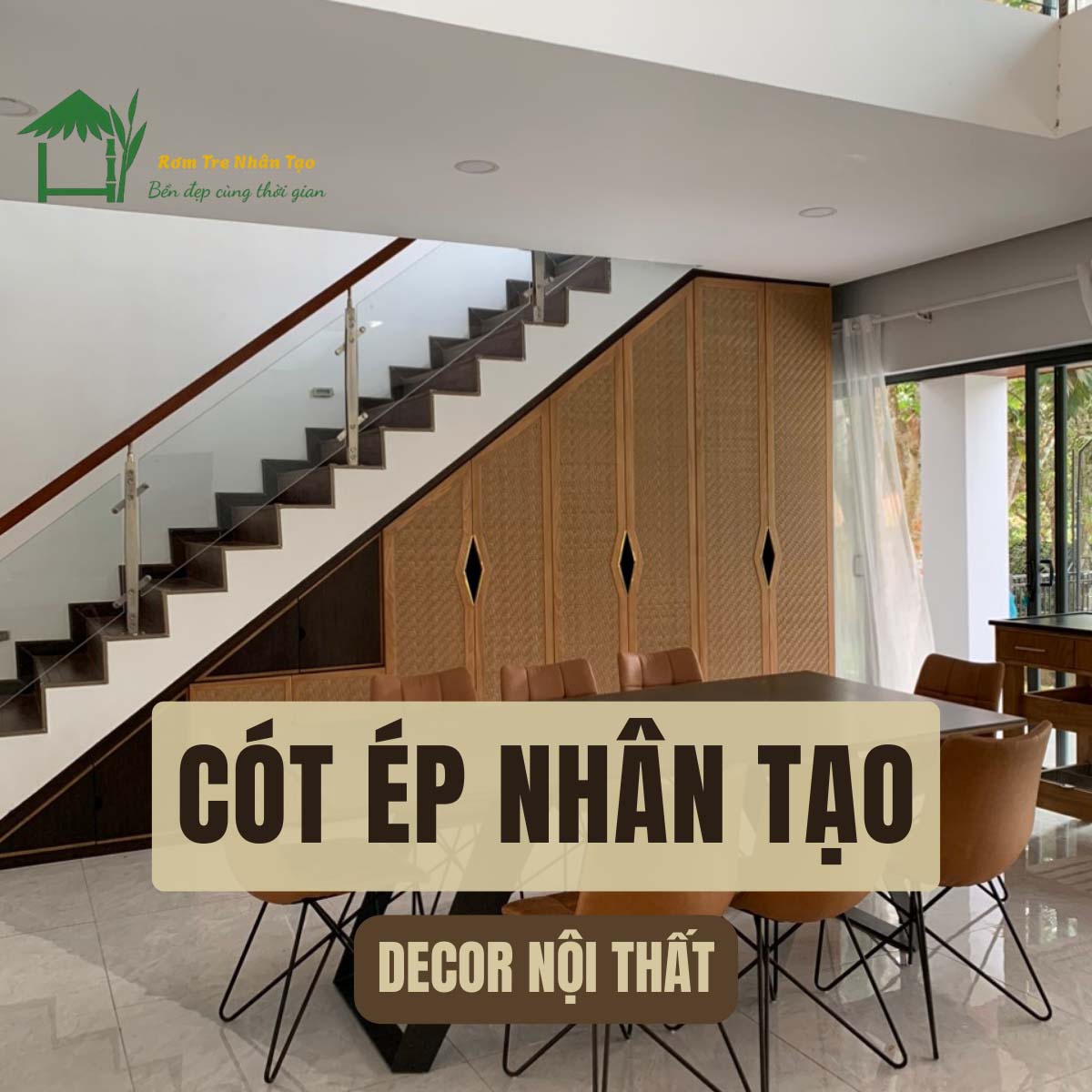 Mành Tre Nhân Tạo Ốp Trần Nhà - 5 Mẫu Mành Tre Nhân Tạo Bán Chạy Nhất 9 Ảnh thực tế decor nội thất bằng mành tre nhân tạo
