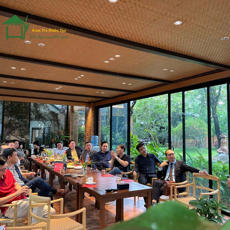 5 Mẫu Mê Bồ Nhân Tạo Decor Trần Cho Nhà Hàng Interconnection Mỹ Đình 2 Trần mê bồ nhân tạo tại nhà hàng Interconnection Mỹ Đình