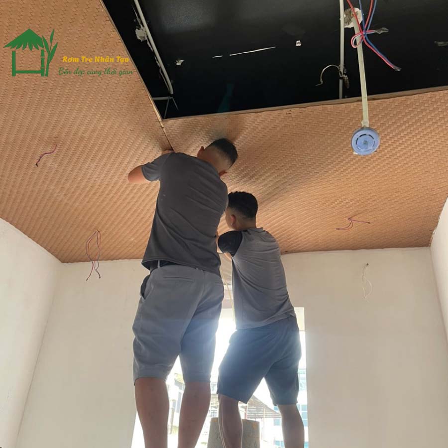 5 Mẫu Mê Bồ Nhân Tạo Decor Trần Cho Nhà Hàng Interconnection Mỹ Đình 4 Thi công mê bồ nhân tạo siêu đơn giản