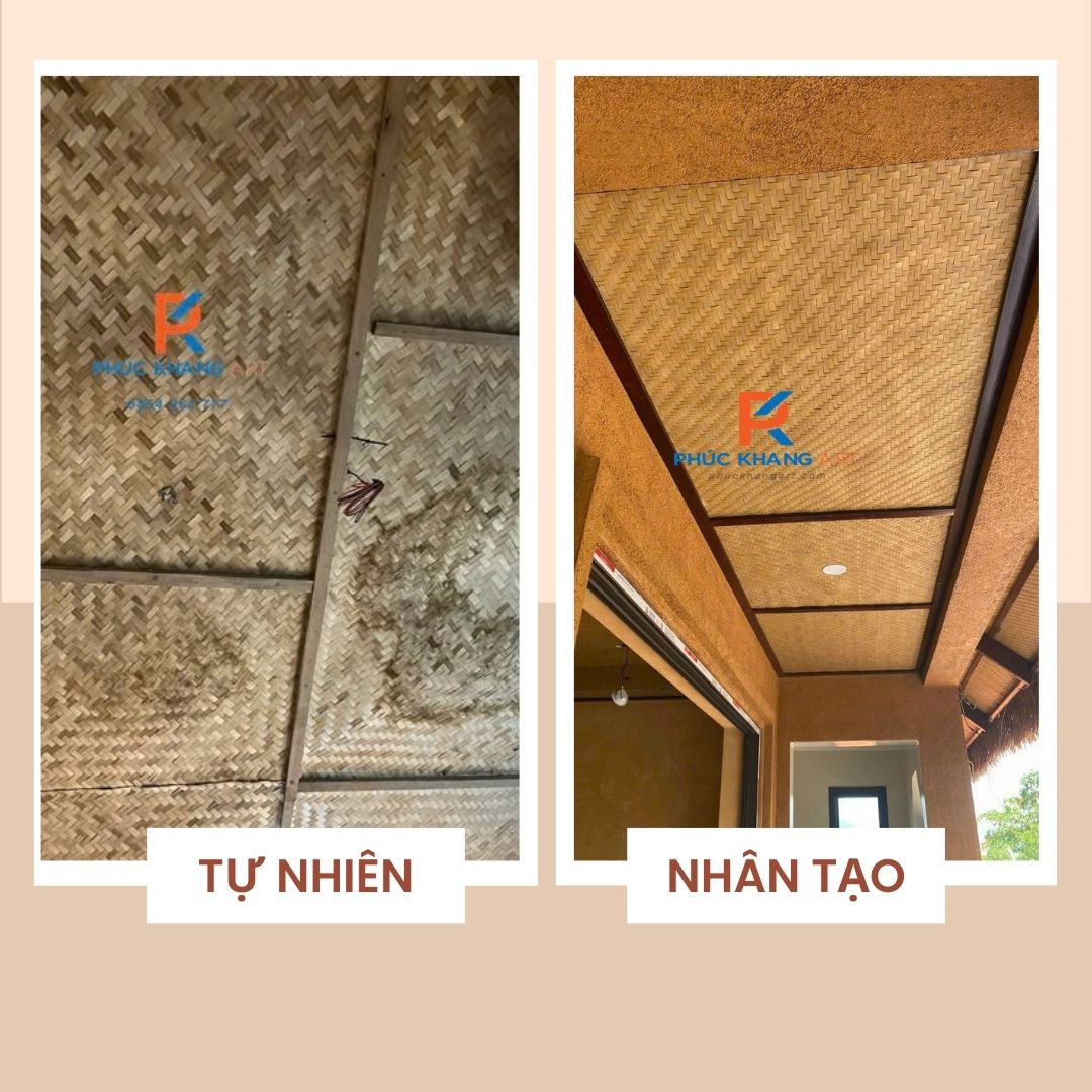 So sánh giữa cót tự nhiên và nhân tạo