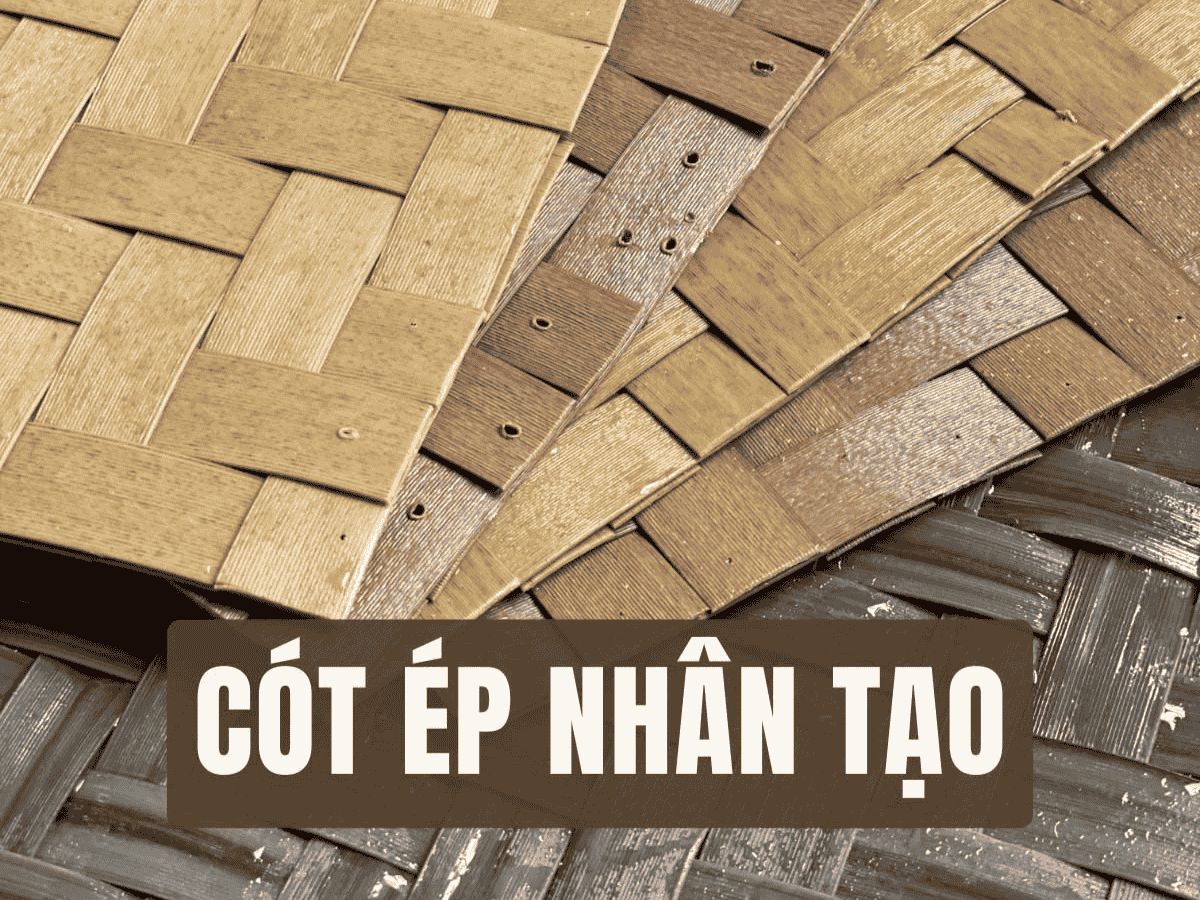 Cót Ép Nhân Tạo Trang Trí Cho Nhà Hàng, Resort, Quán Cafe Sân Vườn – Lựa Chọn Hoàn Hảo Mang Phong Cách Mộc Mạc Và Bền Bỉ Nhất 2025 1 Cận cảnh cót ép nhân tạo