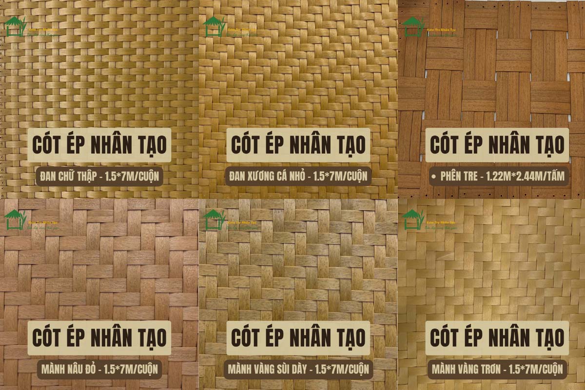 Cót Ép Nhân Tạo Trang Trí Cho Nhà Hàng, Resort, Quán Cafe Sân Vườn – Lựa Chọn Hoàn Hảo Mang Phong Cách Mộc Mạc Và Bền Bỉ Nhất 2025 2 6 mẫu cót éo nhân tạo trang trí nổi bật