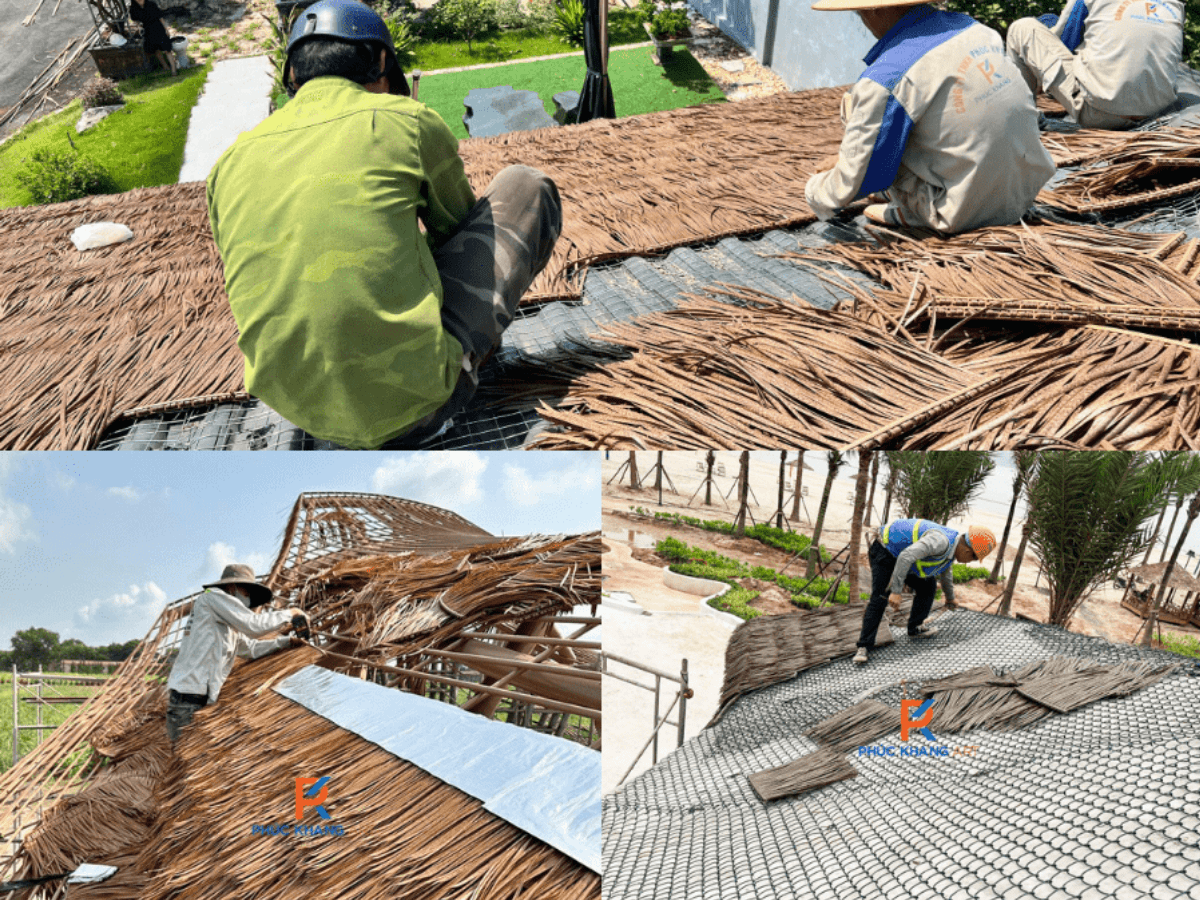 Ảnh đại diện combo thi công rơm nhân tạo