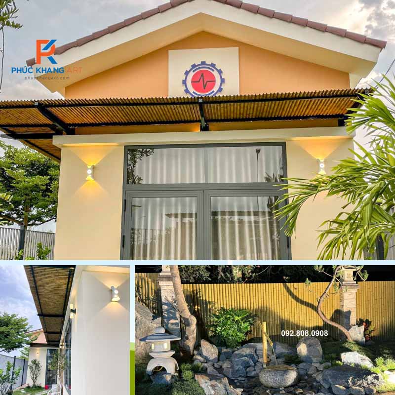 Tre Nhân Tạo – Giải Pháp Vật Liệu Tre Nhựa Bền Bỉ Cho Ngoài Trời 2025 3 Ốp tường tre nhân tạo trong quán cafe – nhà hàng không chỉ đẹp mà còn dễ lau chùi, thân thiện với người dùng. Kết hợp ánh sáng và chất liệu tự nhiên, mang đến không gian độc đáo, nổi bật.