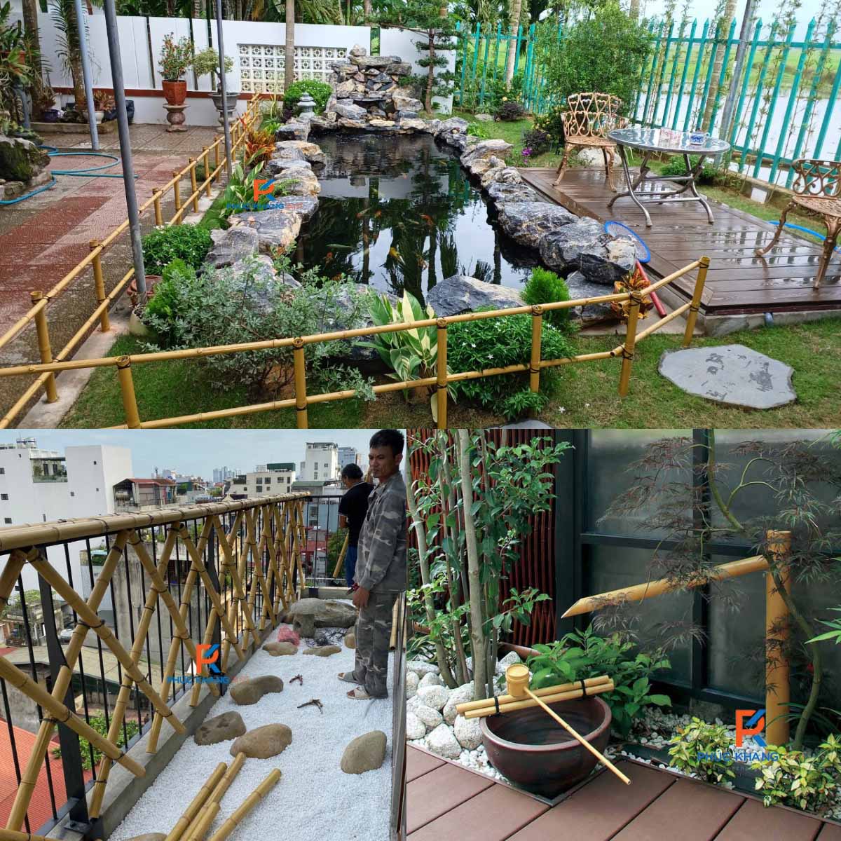 5 Lý Do Nên Dùng Tre Nhân Tạo Trang Trí Sân Vườn Thay Vì Tre Thật 5 Ống tre nhân tạo trang trí tiểu cảnh sân vườn ngoài trời