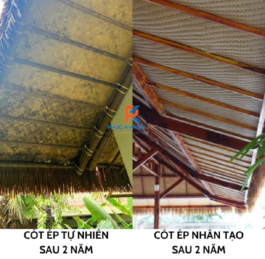 Cót ép tự nhiên & Cót ép nhân tạo sau 2 năm sử dụng