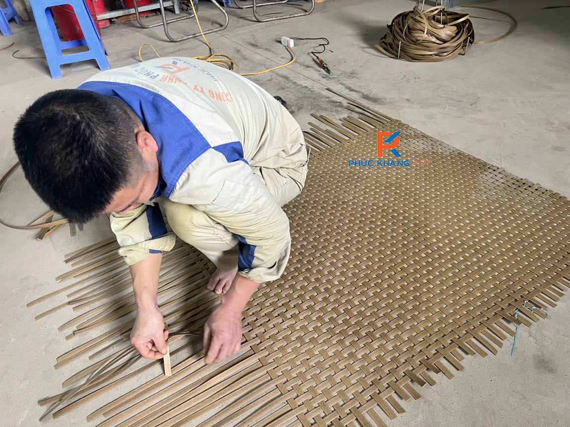 Cót ép nhân tạo được đan thủ công
