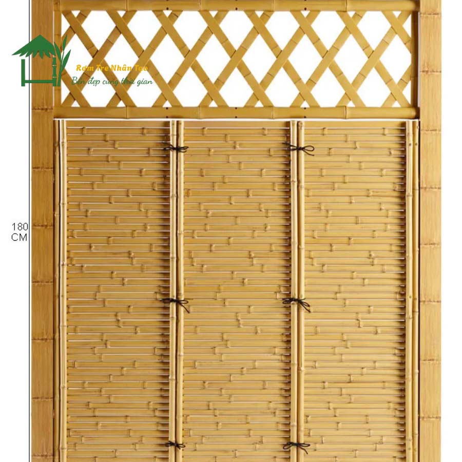 Hàn g rào tre nhựa dạng ống ngang
