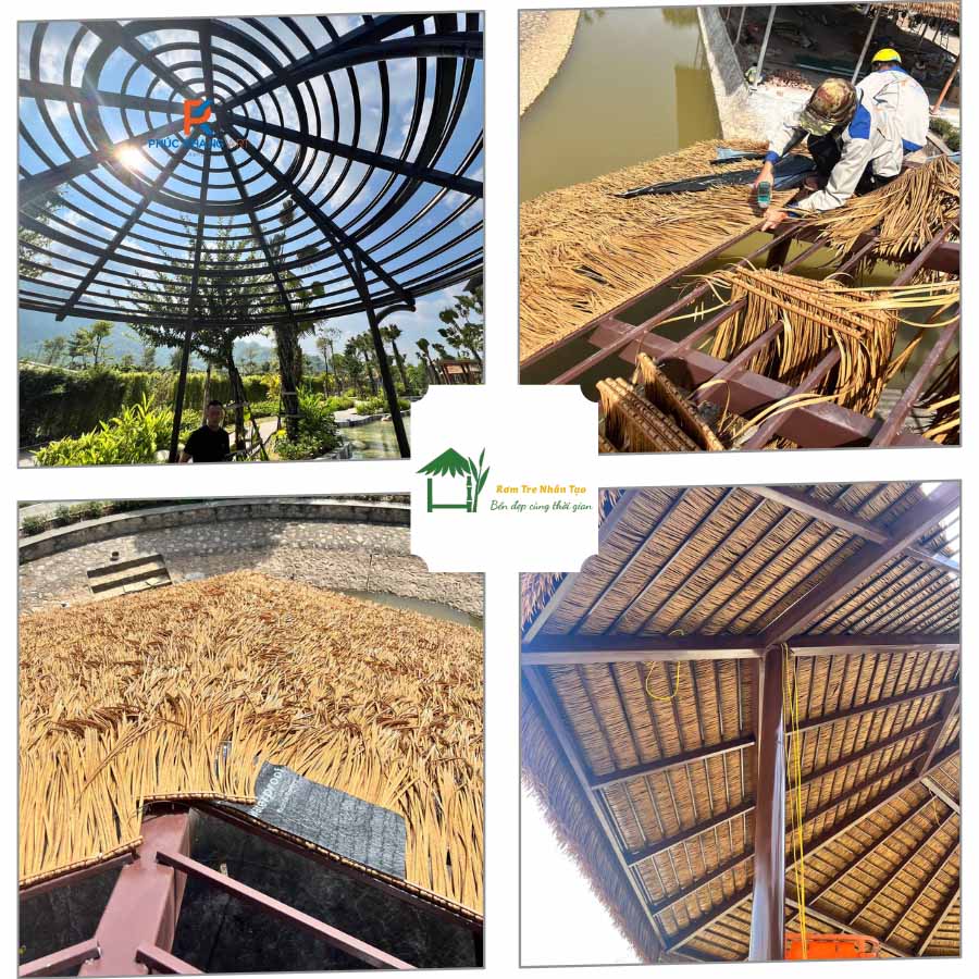Lợp trực tiếp trên khung mang tính thẩm mỹ cao