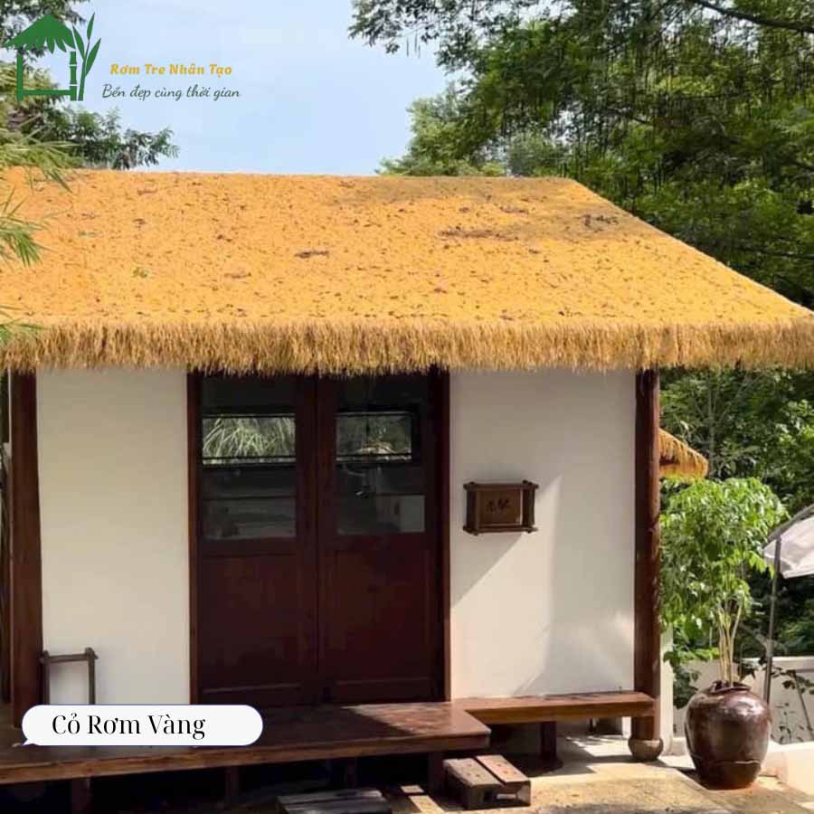 Quán cafe phong cách Hàn Quốc với cỏ rơm vàng