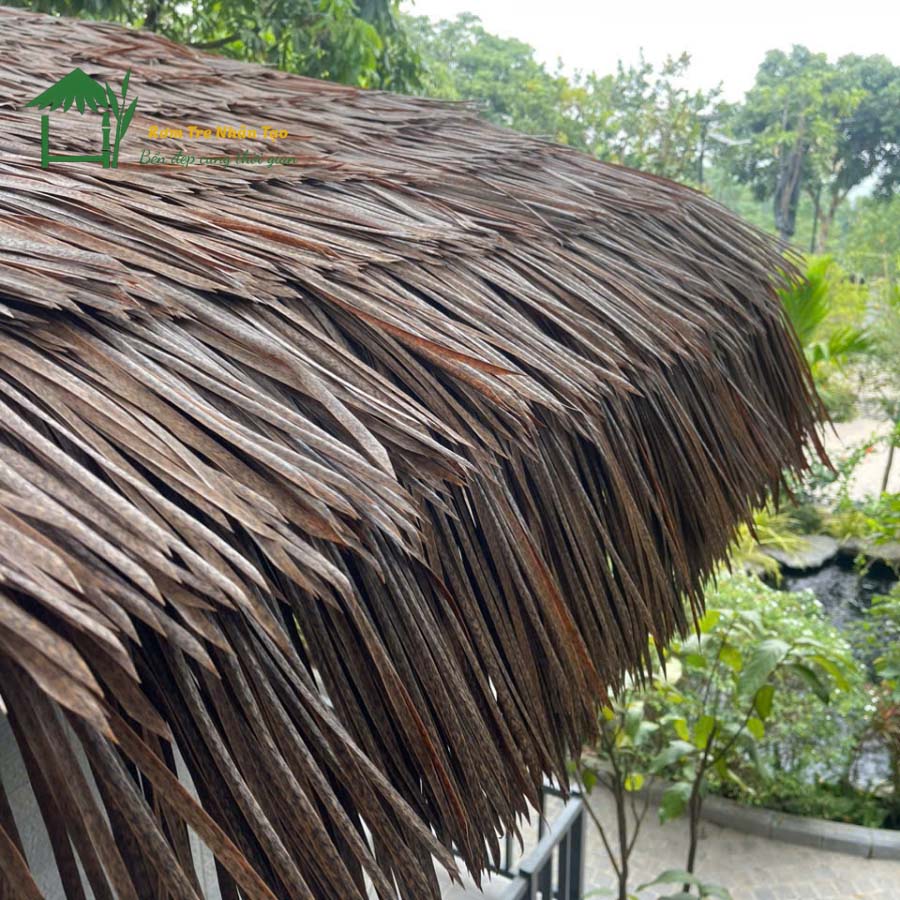 5 Lý Do Nhiều Resort Ở Lạng Sơn Chuyển Từ Rơm Thật Sang Rơm Nhân Tạo 2 Rơm nhân tạo bền lên đến 15 năm