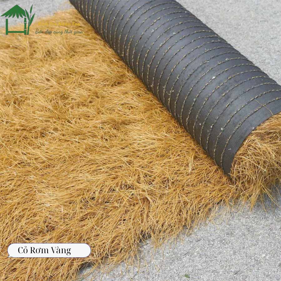 Cỏ rơm vàng dạng cuộn 1x20m
