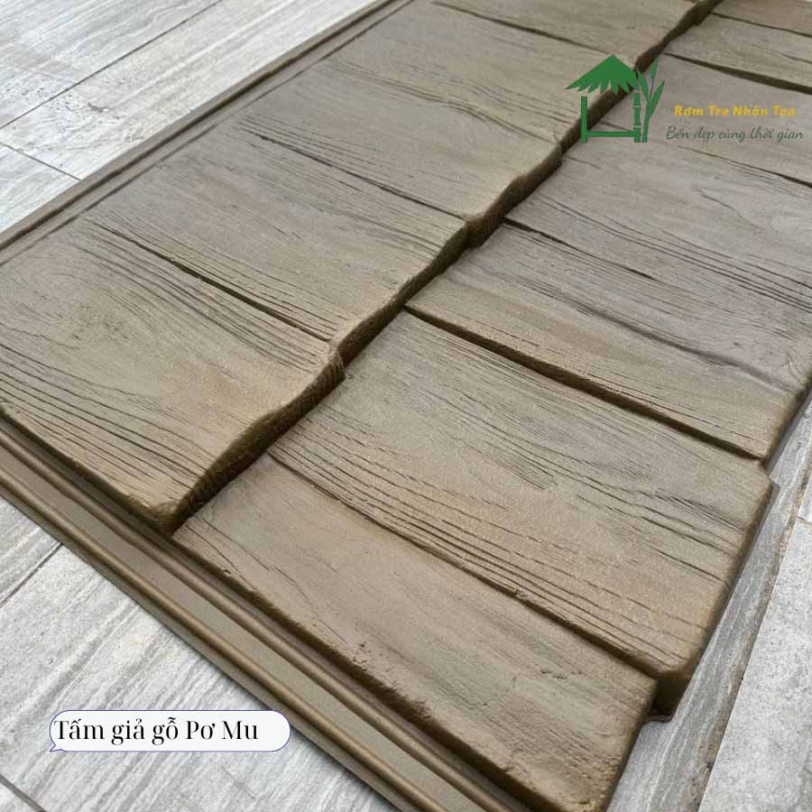 Tấm ngói nhựa giả gỗ Pơ Mu