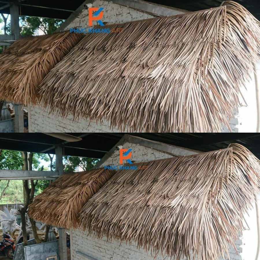 Rơm nhân tạo trang trí decor nhà hàng
