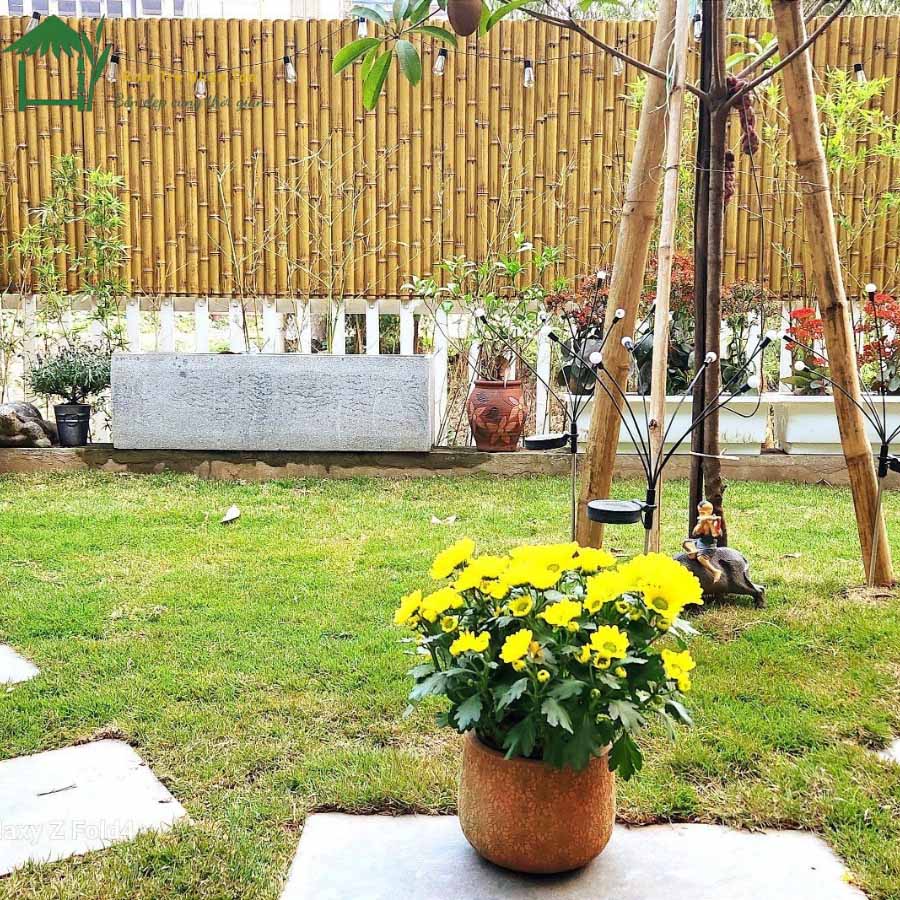 Hàng rào tre nhân tạo