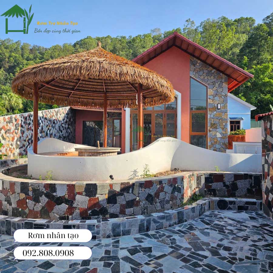 Chòi rơm nhân tạo đẹp