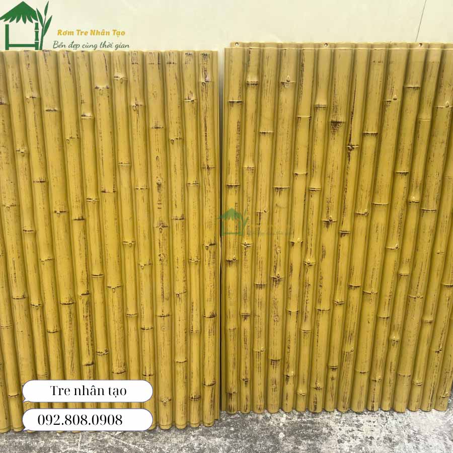 Tấm tre nhân tạo (nhựa) Rơm tre nhân tạo Việt Nam tự sản xuất