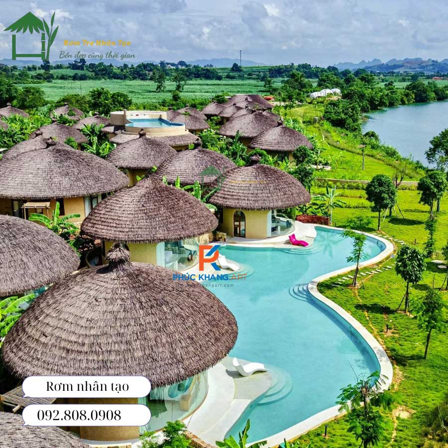 Bungalow mái rơmPhổ biến ở Phú Quốc, Phan Thiết, Hội An…