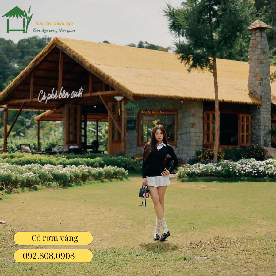 Địa chỉ check in hot hit với mái cỏ rơm vàng