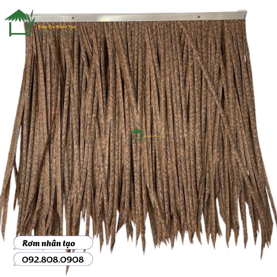 Rơm nhân tạo mẫu cũ 50x50cm màu nâu xám