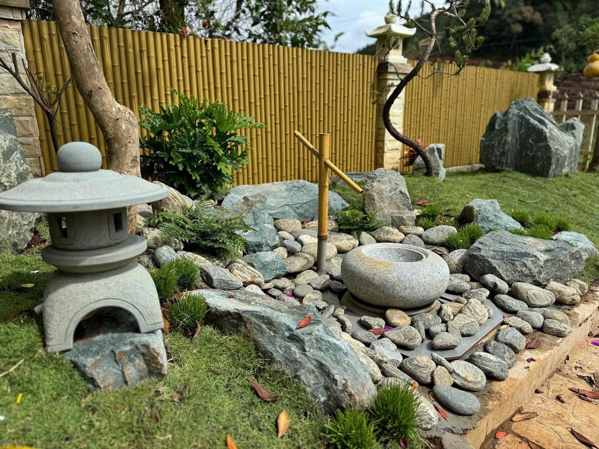 công trình tấm ốp tre nhân tạo