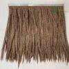 Rơm màu nâu xám nẹp inox