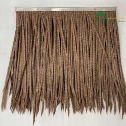 Rơm màu nâu xám nẹp inox