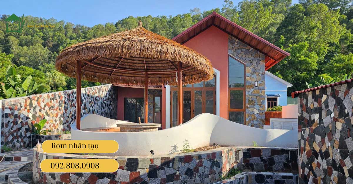 Chòi rơm nhân tạo đẹp