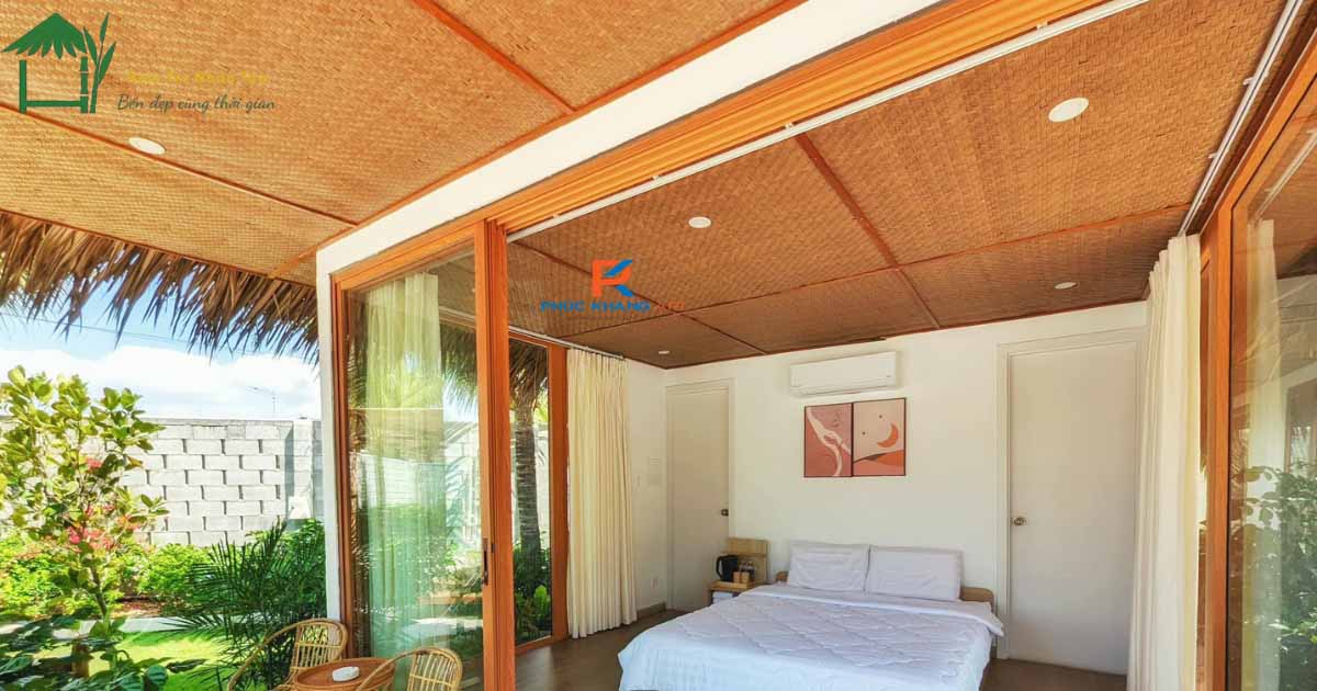 Trần cót tre nhựa hay còn gọi là cót ép nhân tạo